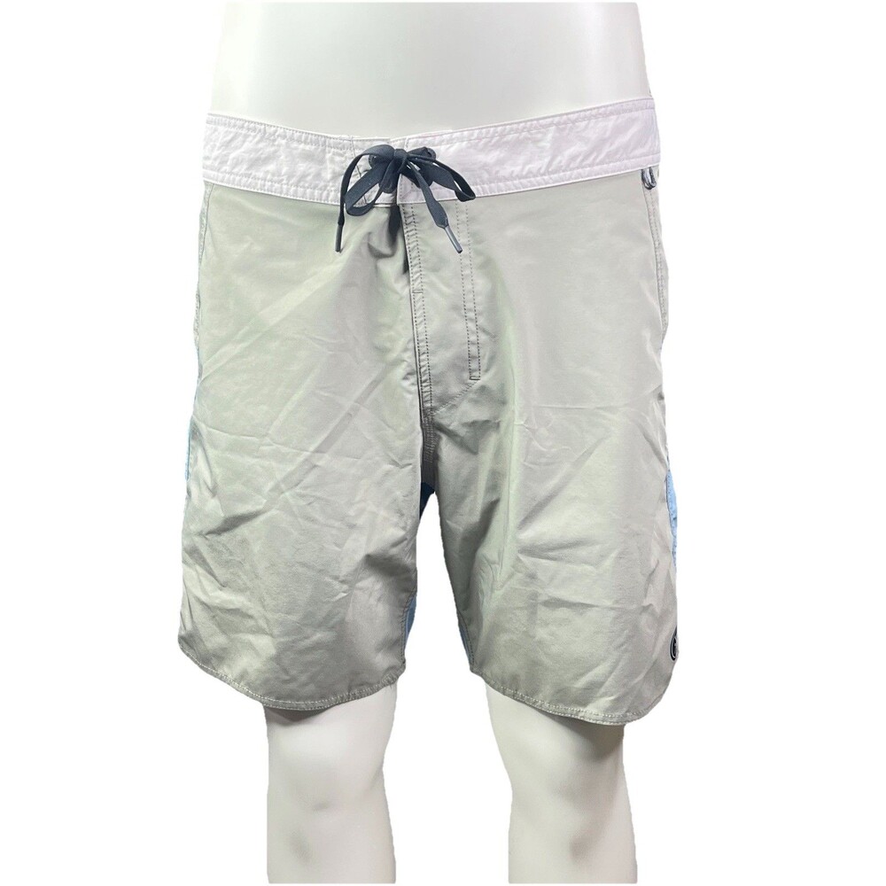 Roark "The Boatman" Cordura Performance Surf Boardshorts Men's Size 34 Sage/Blue